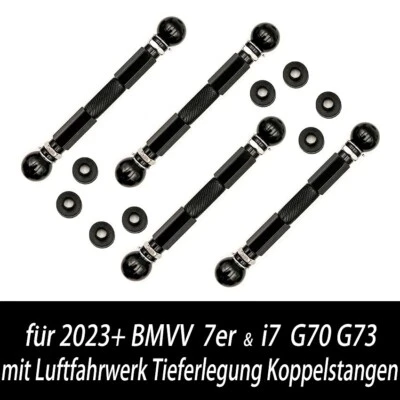 Für BMW 7er i7 G70 Alpina B7 Airmatic Luftfahrwerk Tieferlegung Koppelstangen - Bild 1 von 4