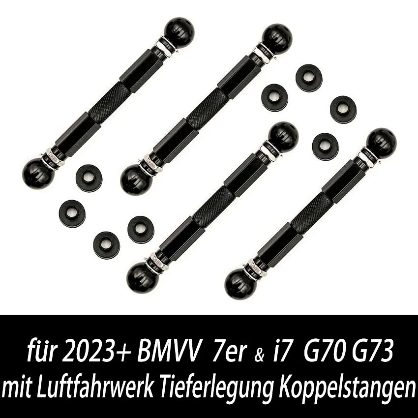 Für BMW 7er i7 G70 Alpina B7 Airmatic Luftfahrwerk Tieferlegung Koppelstangen - Bild 1 von 4