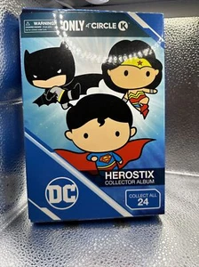 G1211 Circle K DC Herostix Complete set of 24 w/case: Batman Superman Wonder (F1 - Picture 1 of 2