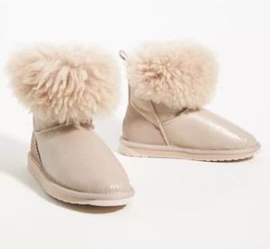 NUEVO CON ETIQUETAS BOTAS EMU AUSTRALIA PELUCHE WURREN PIEL DE OVEJA RIZADA RESISTENTE AL AGUA CENIZA 9 - Imagen 1 de 7