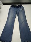 Maternity Jeans Bootcut Oh Baby by Motherhood Sz M full panel Belly 