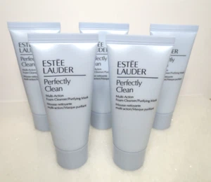 (5) ESTEE LAUDER PERFECTLY CLEAN MULTI-ACTION FOAM CLEANSER/PURIFYING MASK 1 OZ - Picture 1 of 2