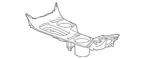 Chevrolet Malibu genuino GM 2014-2016 consola cambio bisel central 23171104 Foto 1 de 2