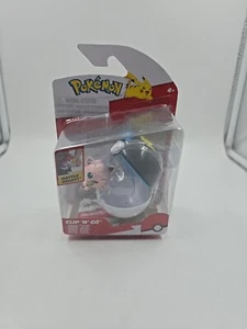 NUOVO Jazwares PKW3627 Pokemon Clip 'N' Go JIGGLYPUFF + MOON BALL Figura da Battaglia - Foto 1 di 2