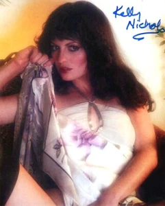 FOTO 8x10 firmada por Kelly Nichols XXX PORNO ADULTO PELÍCULA ACTRIZ LEYENDA BECKETT BAS - Imagen 1 de 2