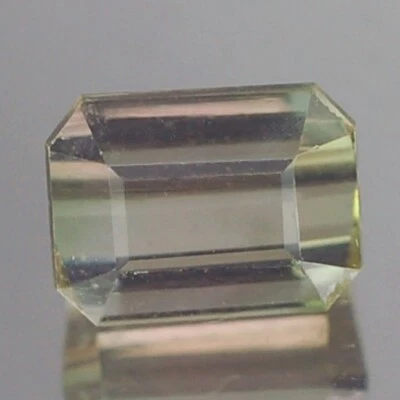 1.19CT STUNNING VVS OCTAGON MULTI COLOR UNHEATED TOURMALINE NATURAL - Image 1 of 3