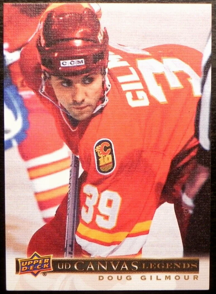 2020-21 20/21 SP Signature Edition Legends UD Canvas C-11 Doug Gilmour Flames - Image 1 of 2