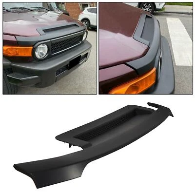 HECASA For Toyota FJ Cruiser 07-14 Black Painted Hood Scoop Bulge Molding Trim - Image 1 of 4