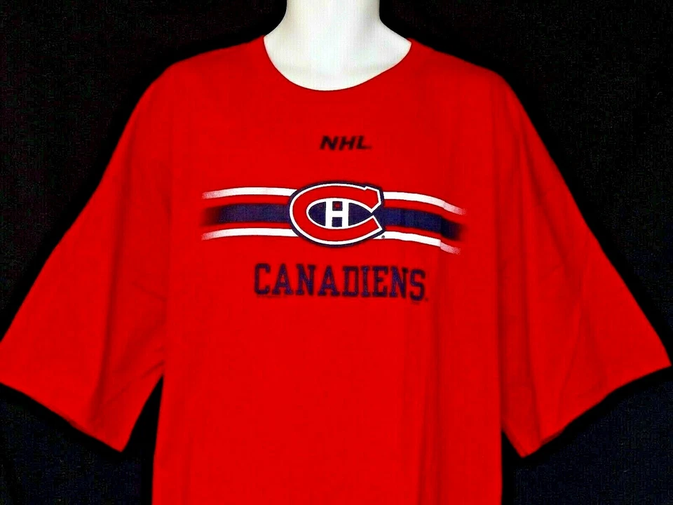 Camiseta Montreal Canadiens Roja Para Hombre 2XL 2XT 3XT Grande Alta De Colección NUEVA Hockey NHL  Foto 1 de 4