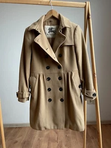 Burberry London Womens Wool Double Breasted Coat Size UK 8/ US 6/ IT 40 - Picture 1 of 16