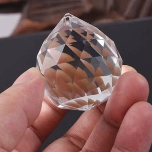 40mm Hanging Crystal Ball Cut Glass Prism DIY Chandelier Lighting Pendants - Picture 1 of 4