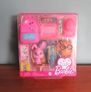 MATTEL MY FIRST BARBIE DOLL PETS AND ACCESSORIES SCHOOL SET NEW - Afbeelding 1 van 1