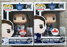 FUNKO POP SET OF 2 AUSTON MATTHEWS #20 HOME & AWAY VARIATIONS CONVENTION NEW