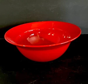 WAECHTERSBACH Alemania ~ Ensalada/Cuenco para Servir Borde Rojo ~Hecho en España ~ 10" - Imagen 1 de 4