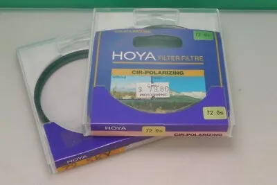HOYA 72.0mm CL-PLR Circular Polarizing Filter/72.0mm Skylight (18) Camera Filter - Image 1 of 4