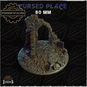 Bases - Cursed Place - Round 80mm (x1) - Picture 1 of 1