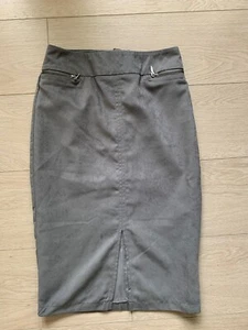 Grey Midi Skirt Size 8 UK - Picture 1 of 9