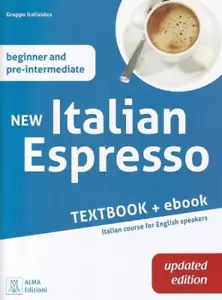 New Italian Espresso: Textbook + Ebook UPDATED EDITION - Beginner/Pre-Intermedia - Picture 1 of 1