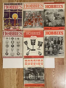 VINTAGE HOBBIES MAGAZINES LOT 1939 (4 issues) 1941 (2 issues) 1948 (1 issue) HTF - Picture 1 of 8