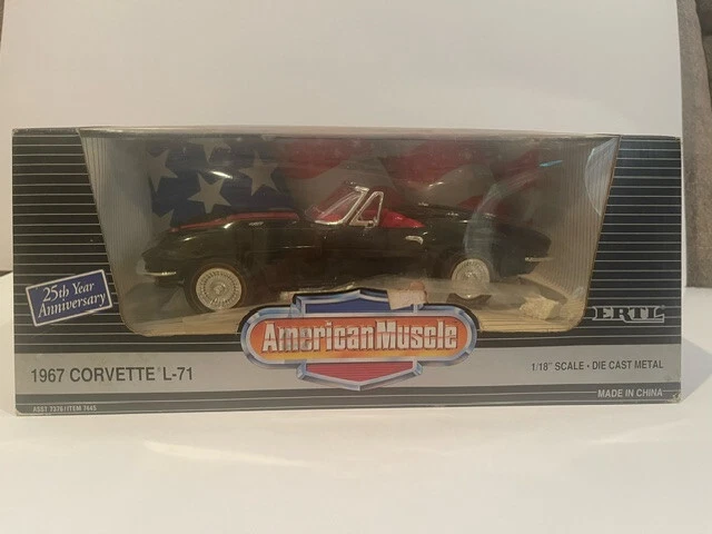 American Muscle Ertl 25 Th Year Anniversary 1967 Corvette L 71 MIP
