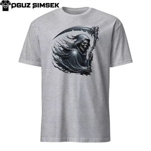 Dark Fantasy Grim Reaper Tee - Unisex Short-Sleeve T-Shirt - Picture 1 of 12