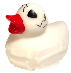 FREE SHIPPING - HALLOWEEN SKELETON CRUISING RUBBER DUCK CRUISE COLLECTIBLE 2" - Picture 1 of 2