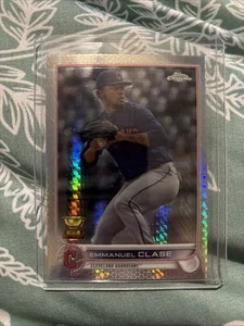 2022 Topps Chrome Sonic - Emmanuel Clase #130 Prism Refractor - Picture 1 of 2