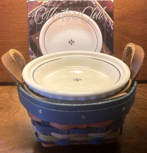 Longaberger Club Limited Miniature Wee Round Serving Set w/Pie Pllate-SHIPS FREE - Picture 1 of 6