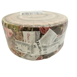 MODA Jelly Roses & Chocolate contiene 42 piezas que miden 2.5"*44" Tiras Quiti - Imagen 1 de 10