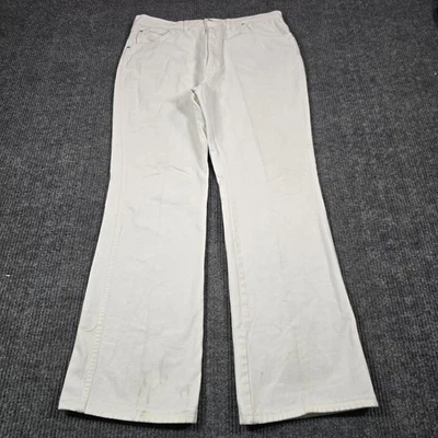 Pantalones de mezclilla Sheplers para hombre 36x31 blancos corte botín occidental pantalones de vaquero informales Foto 1 de 4