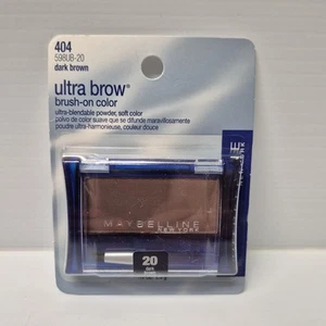 Maybelline Ultra Brow Brush On Color "Dark Brown" #404 598UB-20 New - Picture 1 of 6