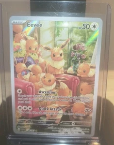 Eevee Illustration Rare SV06: Pokemon Twilight Masquerade 188/167 NM  - Picture 1 of 2