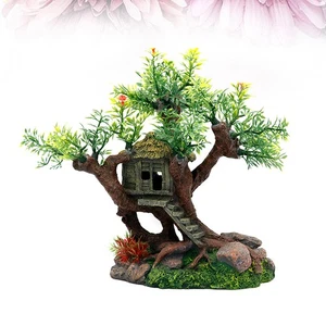 Artificial Adornment Fish Tank Tree Decor Aquarium Resin Craft - Picture 1 of 11