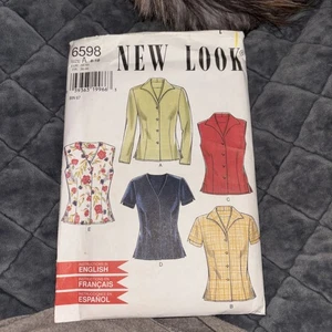 Pattern MIsses Tops  Neck and Sleeve Variations  Size 8-18 New Look 6598 - Picture 1 of 2