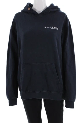 Scotch & Soda Womens Cotton Hoodie Blue Size M - Image 1 of 4