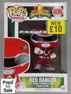 406 Red Ranger (Action Pose) - Power Rangers Box beschädigt Funko POP - Bild 1 von 5