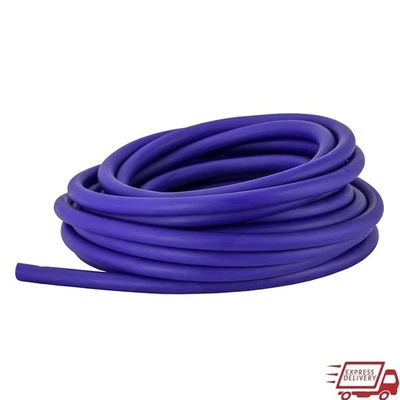 Tubo de ejercicio sin látex nivel 4 entrenamiento de fuerza de resistencia 25 pies arándano Foto 1 de 4