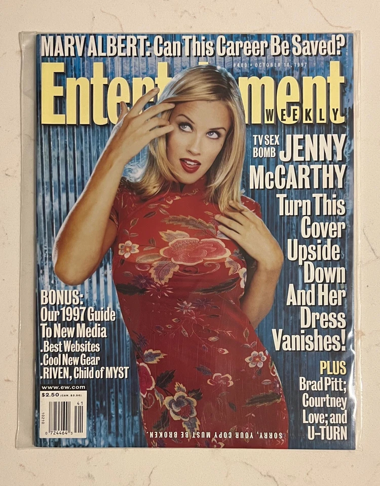 Entertainment Weekly Oct 1997 Jenny McCarthy Scream 3 MINT - NO LABEL - Image 1 of 1