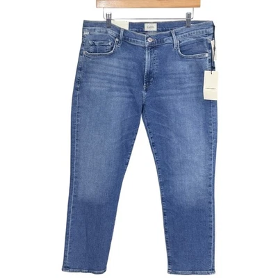 Pantalones de mezclilla Citizens Of Humanity Ella para mujer 32 azules tiro medio ajustados elásticos Foto 1 de 4