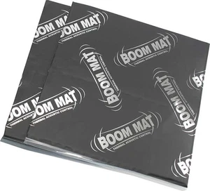 DEI Boom Mat Vibration Damping Material -  12.5" x 12" x 2mm - 2 Sheets - Picture 1 of 2
