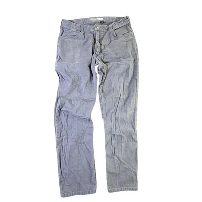 Pantalones de Trabajo Carhartt Calce Relajado Hombre Talla 36x34 Gris Duradero Lona Utilidad Foto 1 de 4