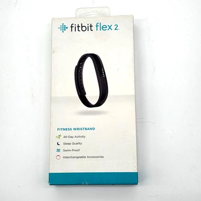 NUEVO Fitbit Flex 2 Salud Actividad Sueño Rastreador Deportes S L Banda Bluetooth Negro Foto 1 de 4