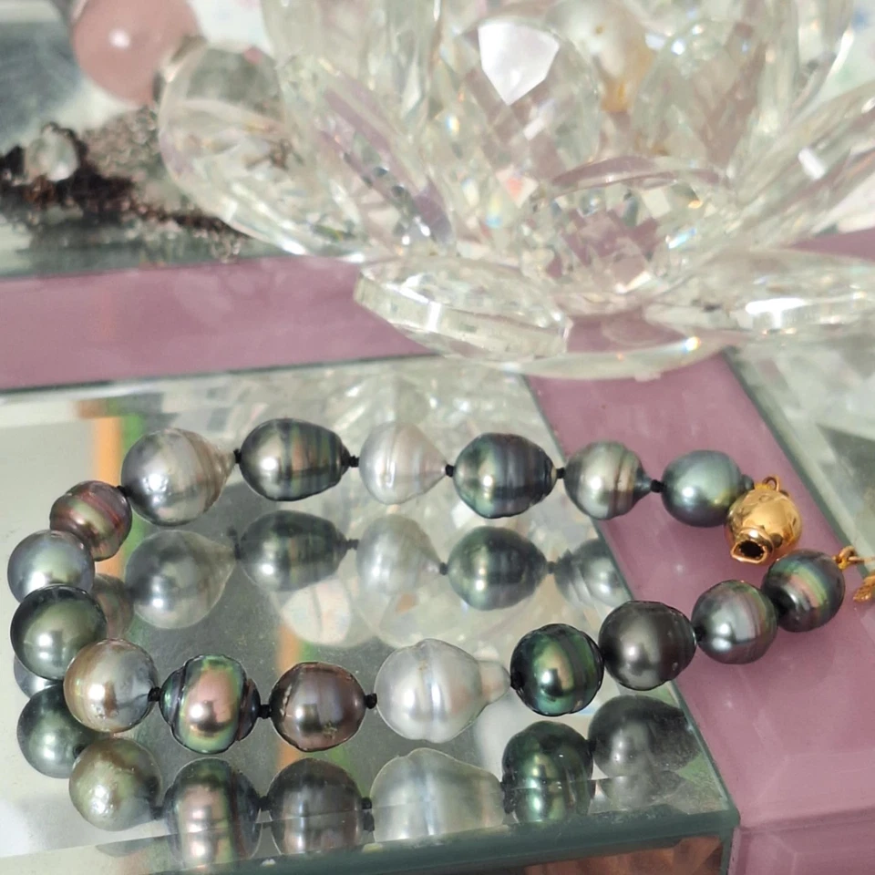 585 Gold Tahitiperlen Armband Perlfekt QVC wie neu 20cm - Bild 1 von 1