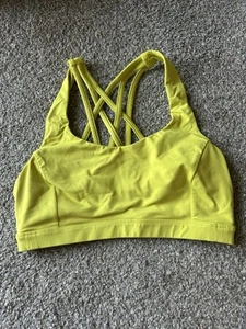 Lululemon Free To Be Serene Bra Light Support Size 6 in Yellow - Picture 1 of 7