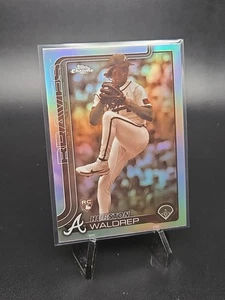 2025 Topps Chrome - Hurston Waldrep #90 Sepia Refractor (RC) - Picture 1 of 2