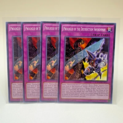4x Yugioh Prologue of the Destruction Swordsman MACR-EN075 1st Ed. Common - NM💎 - Image 1 of 2