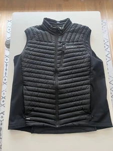 Eddie Bauer Mens MicroTherm Down Vest Black size 2XLT - Picture 1 of 3