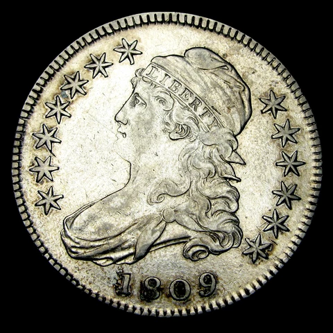 1809 Capped Bust Half Dollar Type Coin ----Stunning Coin ---- #Y063 Cover