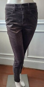 NWOT Womens American Eagle Hi-Rise Jegging Velvet 6R Charcoal Gray - Picture 1 of 8