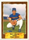 1990 ProCards Matt Sinatro #654 Calgary Cannons Baseball Card